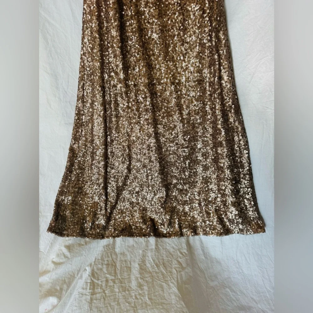 Jump Apparel Wendye Chaitin
Strapless Party Maxi Sequin Dress Sz 1/2 - Picture 2 of 13
